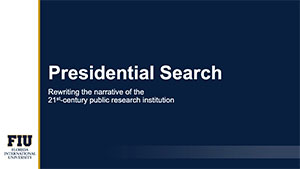 Presidential Search presentation